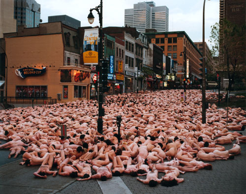 Photo de Spencer Tunick à Montréal